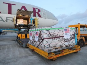 Image: Two million Moderna vaccine doses donated by U.S. arrive in Vietnam