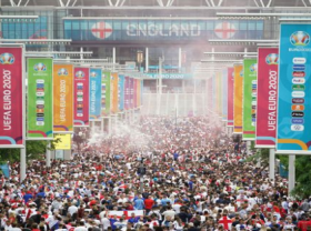 Image: England Faces Calls To Be Banned From World Cup After Euro 2020 Fan Violence