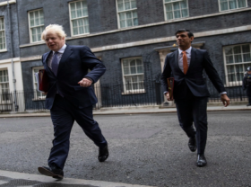 Image: UK Prime Minister Boris Johnson Self Isolates Pleading People To Stick With The Rules