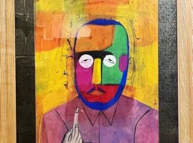 Image: Artists auction paintings to raise funds for COVID-19 hospitals