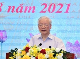 Image: Party Leader Attends Vietnam Fatherland Front s National Conference