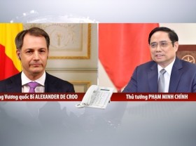 Image: Vietnamese, Belgian PMs discuss measures to strengthen bilateral ties