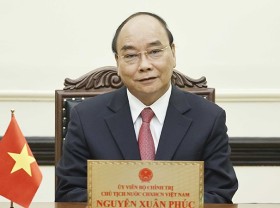 Image: Vietnamese, Cuban Presidents discuss measures to further promote bilateral ties