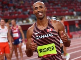 Image: Olympics: Damian Warner writes himself into history books with men's decathlon win