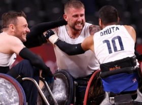 Image: Paralympics: Great Britain create history with gold in Wheelchair Rugby at Tokyo 2020