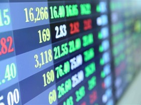 Image: Strong demand drives stock market up