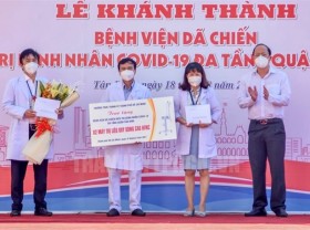 Image: Tan Binh exhibition center transformed into Covid-19 treatment hospital