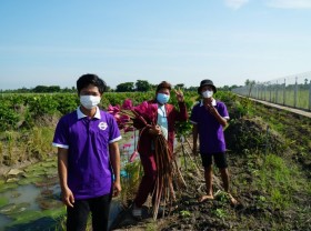 Image: The 9X boy mobilized 11 tons of agricultural products to help people during the Covid-19 epidemic
