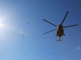 Image: Helicopter with 16 people on board crashes in Russia's Far East