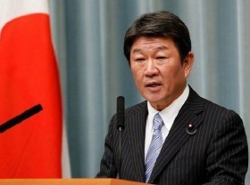 Image: Japanese minister stresses importance of navigation freedom in East Sea