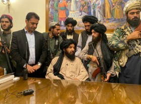 Image: Taliban Says Afghanistan War Over as President Ghani Flees