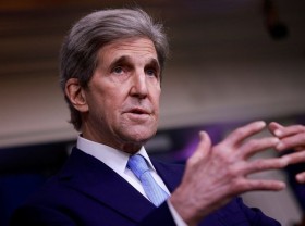 Image: US climate envoy Kerry visits Japan, China for talks on emissions
