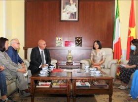 Image: Italy willing to support Vietnam in the treatment of COVID-19