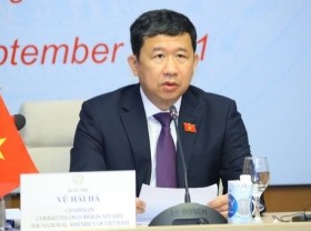 Image: NA Committees for Foreign Affairs of Cambodia, Laos, Vietnam call for COVID-19 vaccine sharing