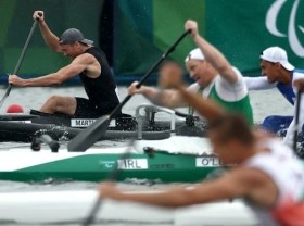 Image: Paralympics: Hungary's Peter Kiss seals first gold medal of the canoe sprint competition