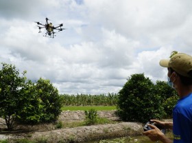Image: The profession of flying a sprayer in the West