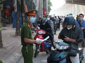 Image: Hanoi: How do people move through three epidemic prevention and control zones?
