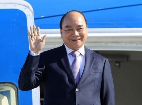 Image: Vietnamese President arrives in Havana, beginning official friendly visit to Cuba