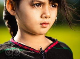 Image: The set of pictures of the girl with “Pleiku eyes” caused a “fever” in the online community