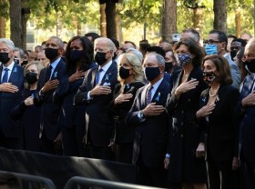 Image: Biden visits all three attack sites on 20th anniversary of 9/11