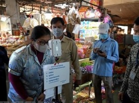 Image: Laos sees surge in COVID-19 cases