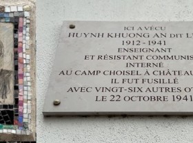 Image: 80th death anniversary of anti-fascists combatants held in Paris