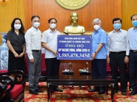 Image: Overseas Vietnamese donate over VND3 billion to COVID-19 fight
