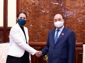Image: President hopes for stronger trade ties with New Zealand