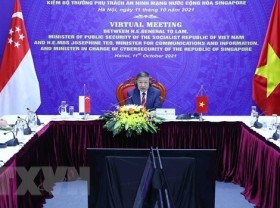 Image: Vietnam, Singapore discuss enhancing cyber security ties