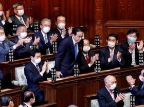 Image: Kishida Fumio officially elected Japan's 100th prime minister