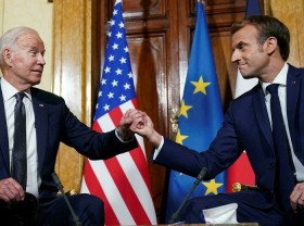 Image: Rebuilding trust with Biden, Macron says 'We must look to the future'
