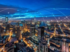 Image: Smart city building sped up