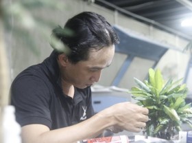 Image: He is passionate about making micro models