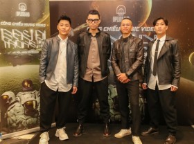 Image: Boy band Oplus produces new music video