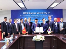 Image: Hung Yen province cooperates with RoK firm in smart city development
