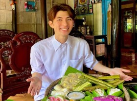 Image: The 9X boy “turned” Western folk cakes into… a feverish evening dress