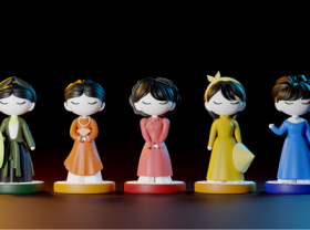 Image: Vietnamese graduate builds board game thesis showcasing traditional clothing
