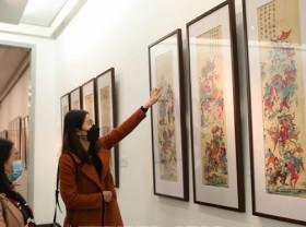 Image: Exhibition brings spring colours through collection of folk paintings