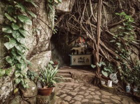 Image: Our Lady’s Cave in Con Dao jungle