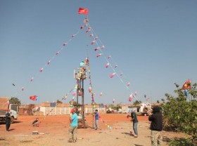 Image: Vietnamese peacekeepers in South Sudan plant New Year tree