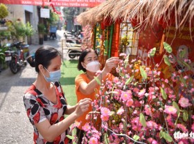 Image: Saigon alleys ‘dress up’ as Lunar New Year is all around