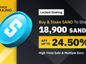 Image: $SAND Staking Special: Enjoy Up to 24.50% APY and Share 18,900 SAND in Rewards!