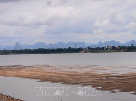 Image: Mekong River's water flows at record low for third year in a row