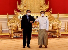 Image: Myanmar declares five-month ceasefire