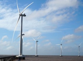 Image: 5.7 trillion VND wind power plant inaugurated in Soc Trang