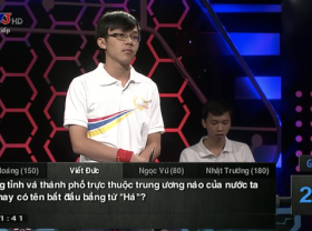 Image: Query Olympia: The variety of provinces and cities in Vietnam begins with the phrase HA? The reply has 4 locations