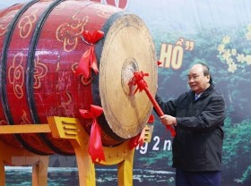 Image: President launches tree planting festival in Phu Tho