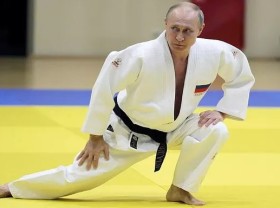 Image: President Vladimir Putin was stripped of the title of honorary president by the Worldwide Judo Federation