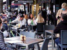 Image: Australia's biggest states ease more COVID-19 curbs ahead of border reopening