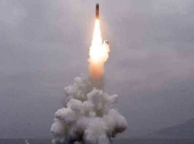 Image: DPRK fires suspected ballistic missile toward eastern waters: RoK military